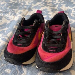 Nike Kids Fuchsia and Black Sneakers